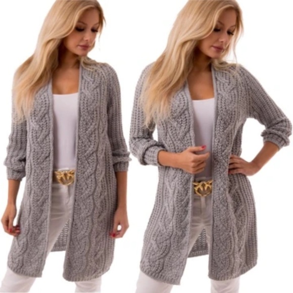 Long Sleeve Knit Cardigan - Picture 7 of 8